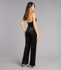Moonlit Velvet Halter Jumpsuit