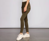 Lead With Style Cargo Detail Leggings