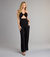 Sleek And Sultry Halter Jumpsuit