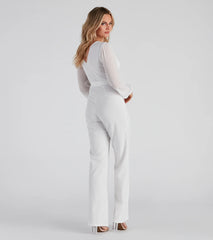 Perfectly Posh Tie-Waist Jumpsuit