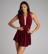 Kiss the Spotlight Halter Romper