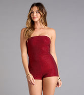 Glamorously Striking Rhinestone Romper