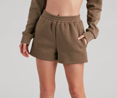 Casual Trendsetter Fleece Shorts
