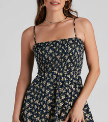 Sweet Vibes Ditsy Floral Romper