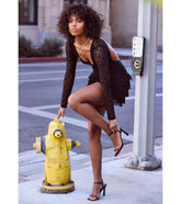 Timeless Romance Open Back Lace Romper