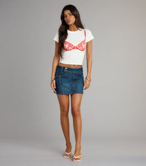 Falling For Denim Mini Skirt