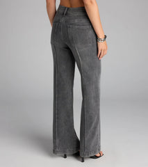 Street Sleek Straight Leg Denim Jeans