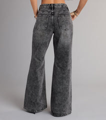 Bold Vibes Wide Leg Denim Jeans