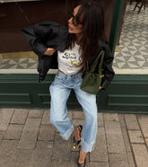 Whole Vibe Mid-Rise Barrel Denim Jeans