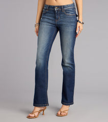 Effortlessly Cool Mid-Rise Flare Jeans