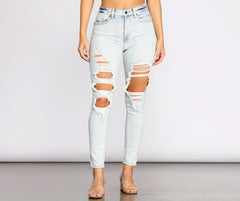 Bella High Rise Super Destructed Jeans