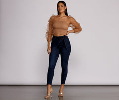 Tied To Chic Skinny Jeans