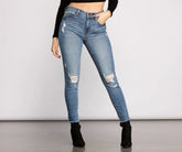 Clara High Rise Cropped Skinny Jeans