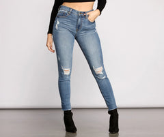 Clara High Rise Cropped Skinny Jeans