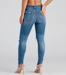 Harper Mid Rise Skinny Jeans By Windsor Denim
