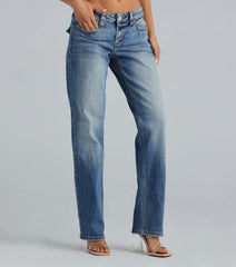 90s Style Low-Rise Relaxed Fit Jeans