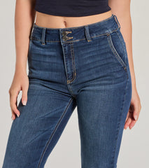 Effortless Staple High-Rise Bootcut Jeans