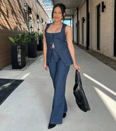 Fresh Perfection High-Rise Wide-Leg Denim Pants