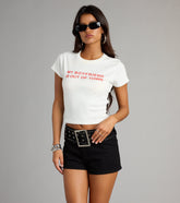 Rebel Edge Belted Denim Shorts