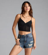 Classic Fit High-Rise Distressed Denim Shorts