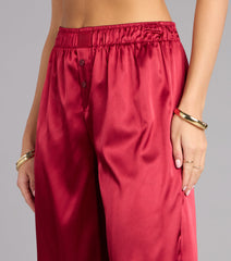 Pillow Talk Satin Pajama Pants