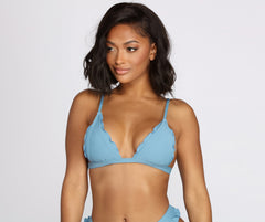 Sweet Summer Ruffle Swim Top