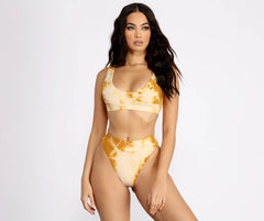 Sunkissed Glow Cloud Tie Dye Swim Tank