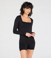 Basically Forever Long Sleeve Seamless Romper