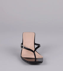 Love Story Era Heart Rhinestone Thong Heels