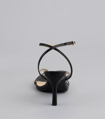 Strut Factor Thong Strappy Stiletto Heels