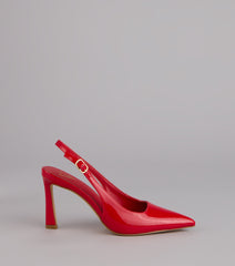 Bold Chic Slingback Stiletto Heels