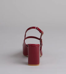 Too Chic To Quit Sling-Back Pumps