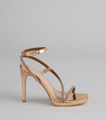 After Party Approved Rhinestone Stiletto Heels