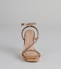 After Party Approved Rhinestone Stiletto Heels