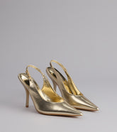 After Hours Patent Slingback Heels