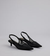 Double Take Mesh Sling-Back Pumps