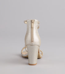 Starlight Steps Strappy Block Heels