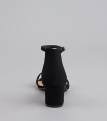 Effortlessly Everything Short Block Heels