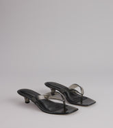 Throwback Glow Jelly Kitten Heels