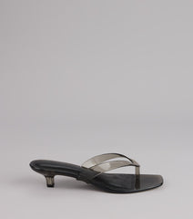 Throwback Glow Jelly Kitten Heels