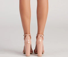 Stepping Out Patent Leather Heels