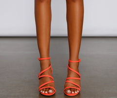 Chic Beauty Asymmetrical Faux Suede Block Heel