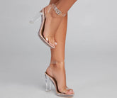 Daring Diva PVC Block Heels