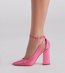 It-Girl Vibes Block Heel Pumps