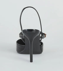 Posh Perfection Patent Faux Leather Pumps