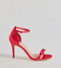 Sealed With Glam Bow Stiletto Heels