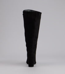 Fall For Me Wide Calf Knee-High Boots