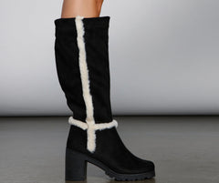 Chic And Cozy Sherpa Detailed Boots