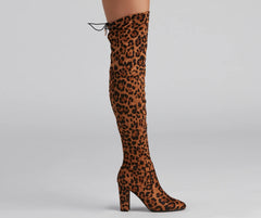 Leopard Love Over-The-Knee Boots
