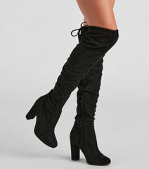 Be Dazzled Rhine Over The Knee Boots